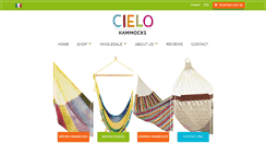 Desktop Screenshot of cielohammocks.com