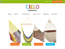 Tablet Screenshot of cielohammocks.com